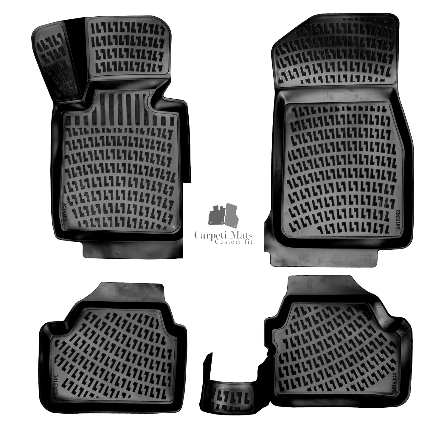 Car Floor Mats Liners For BMW 1 2004-2011 E87 All Season Heavy Duty 3D Auto Rugs