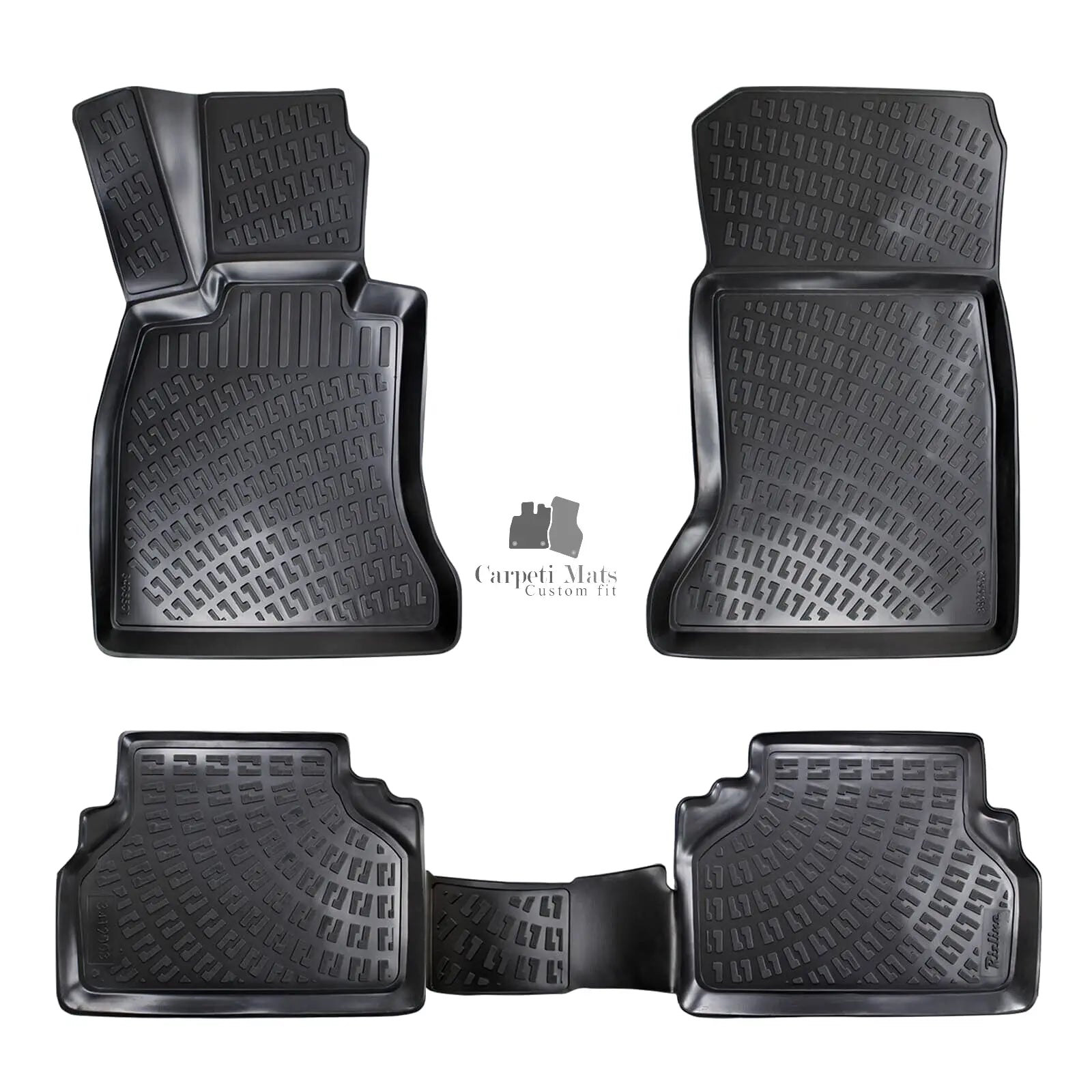 Car Floor Mats Liners For BMW 5 1995-2004 E39 All Season Heavy Duty 3D Auto Rugs
