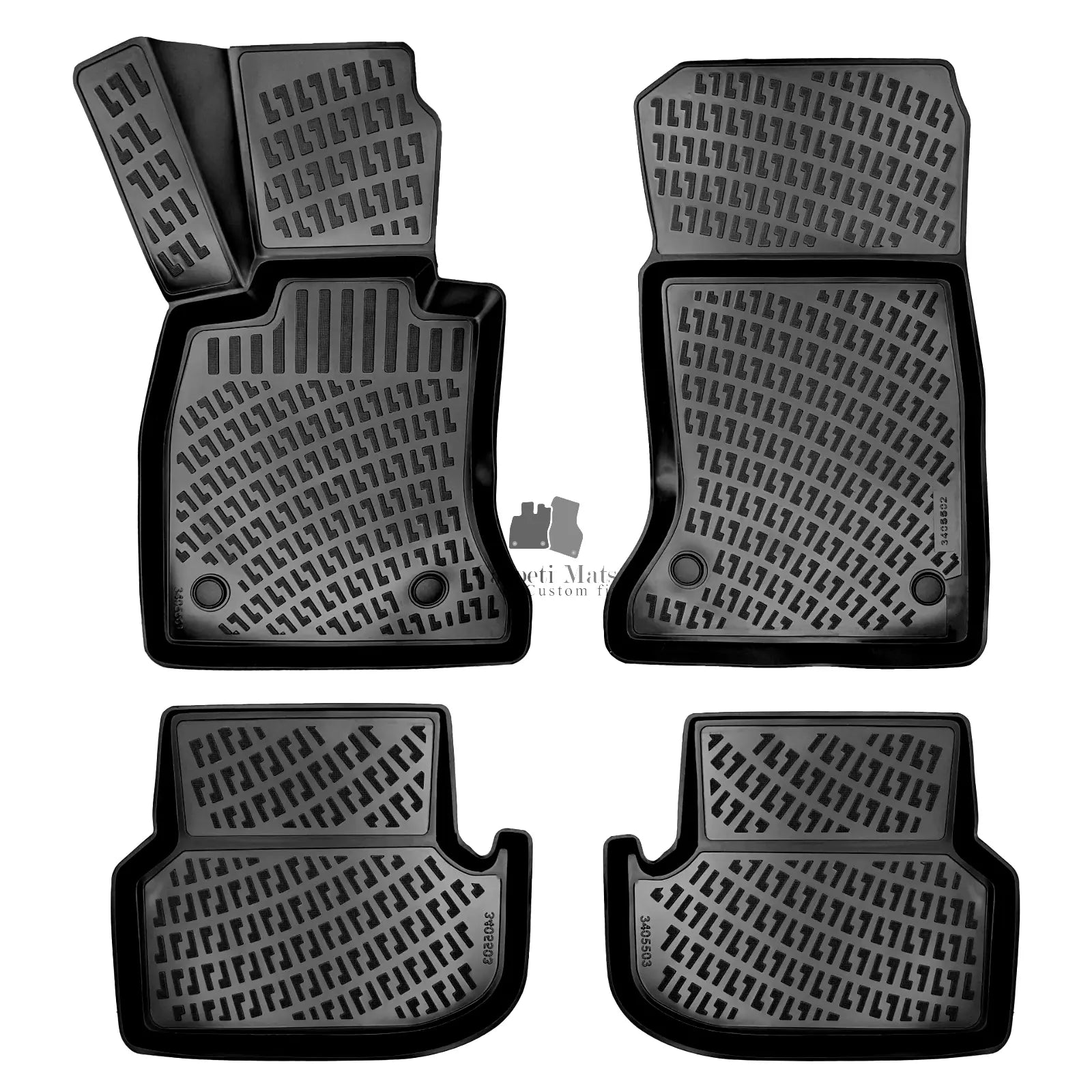 Car Floor Mats Liners For BMW 5 2013-2017 F10/F11 All Season Heavy Duty 3D Rugs