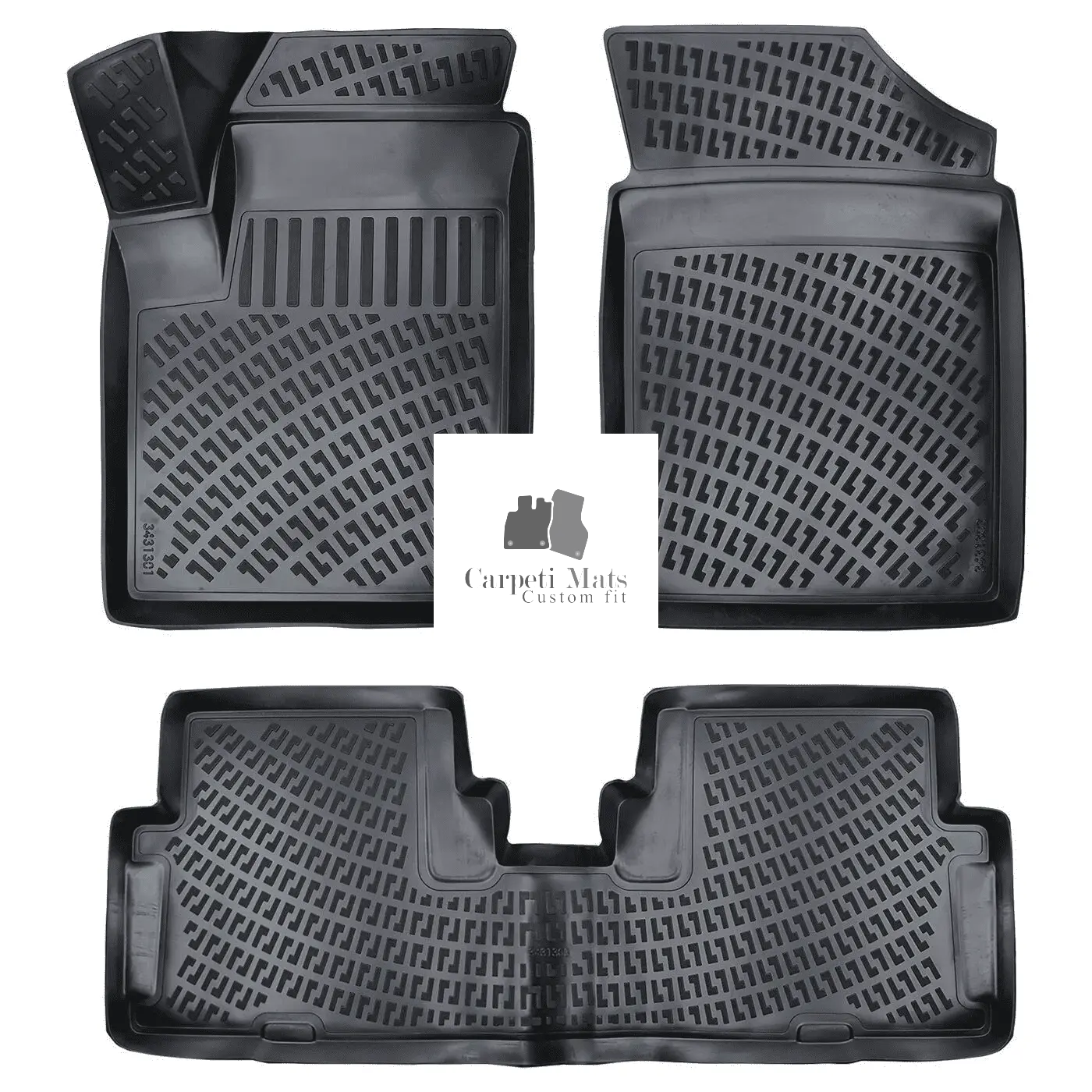 Car Floor Mats Liners For Citroen Berlingo 1996-2002 All Season Heavy Duty Rugs