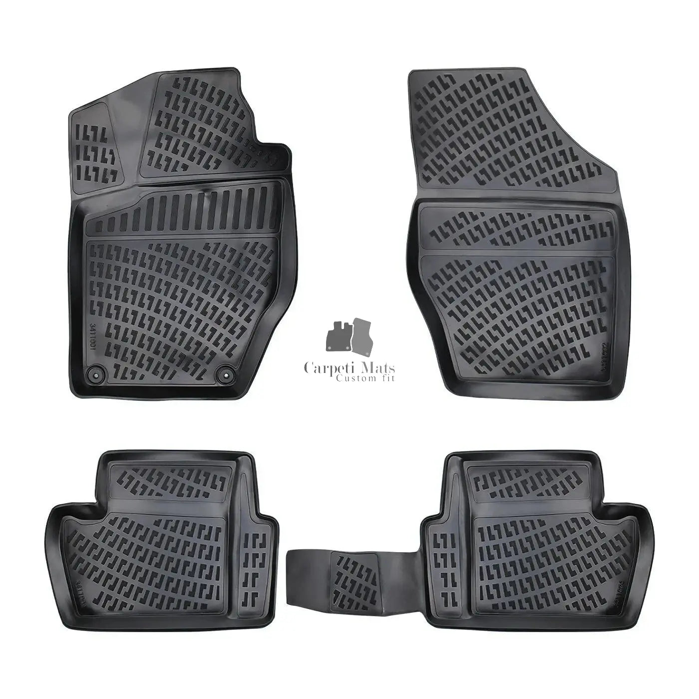Car Floor Mats Liners For Citroen DS4 Crossback 2015-2018 All Season Heavy Duty