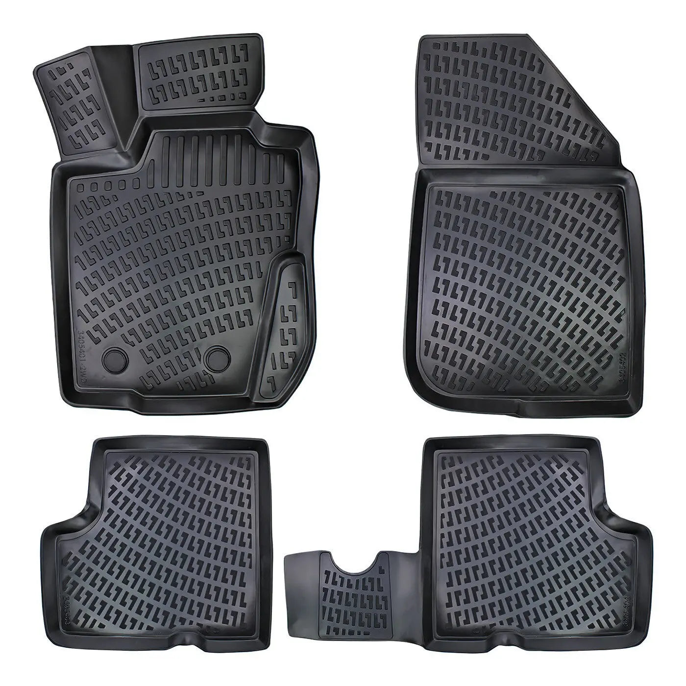 Car Floor Mats Liners For Dacia Duster 2010-2017 4x2 All Season Heavy Duty Rugs