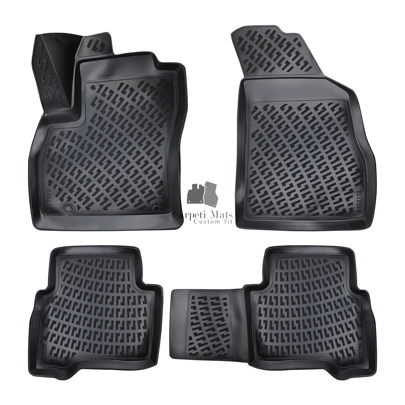 Car Floor Mats Liners For Fiat Fiorino 2008-2019 All Season Heavy Duty Auto Rugs
