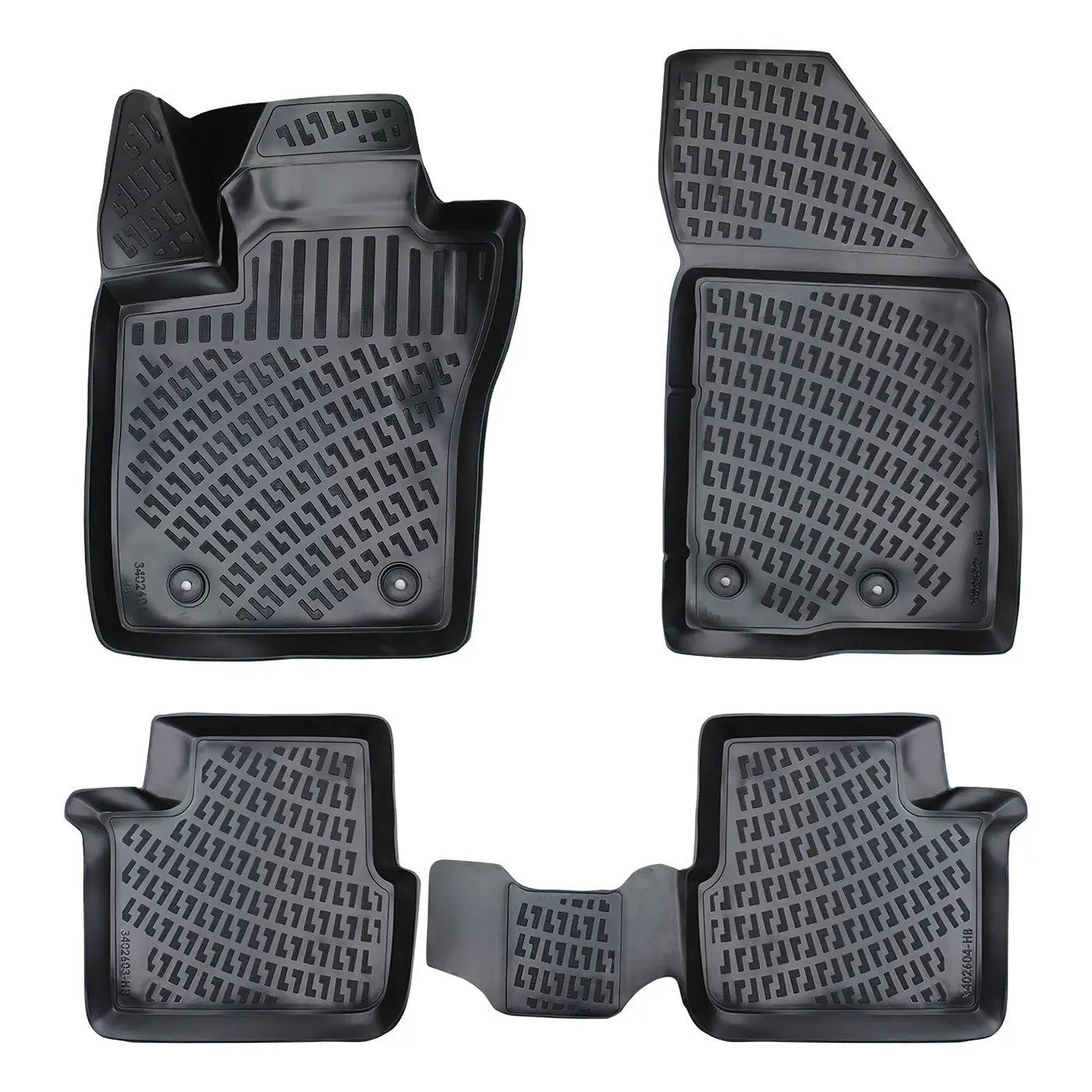 Car Floor Mats Liners For Fiat Tipo Cross 2021-2025 All Season Heavy Duty Rugs