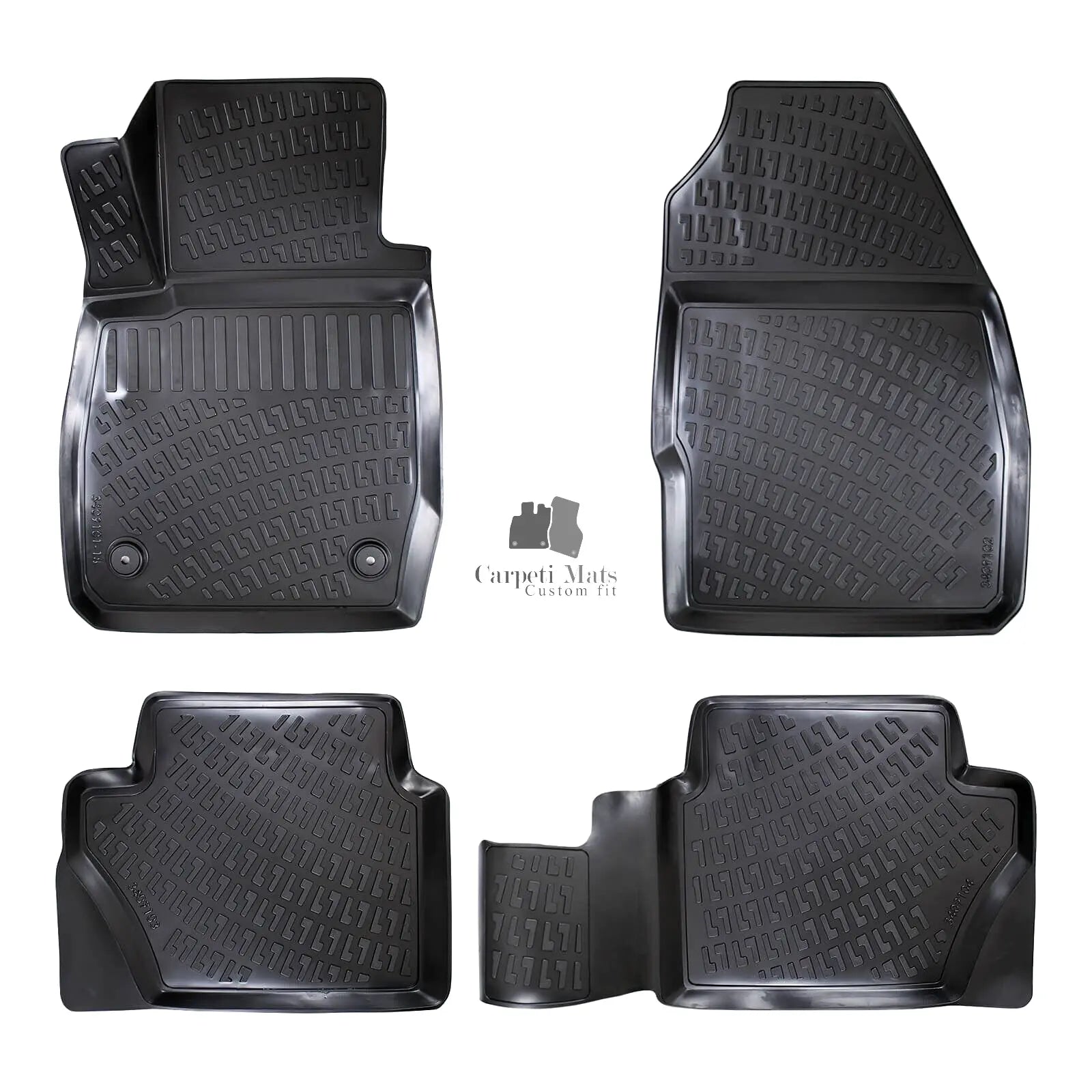 Car Floor Mats Liners For Ford Fiesta 2018-2025 All Season Heavy Duty Auto Rugs