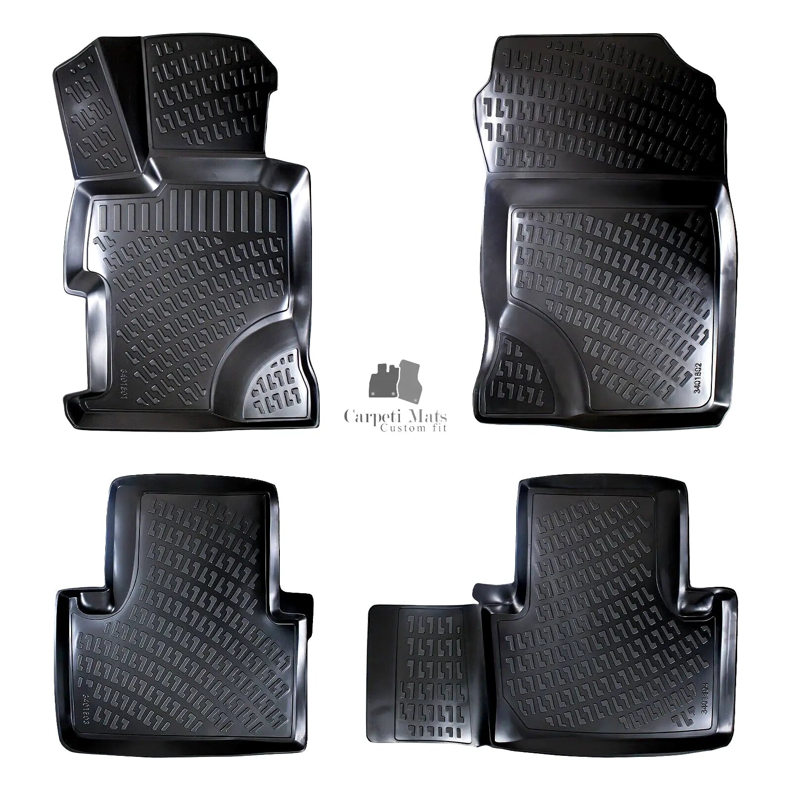 Car Floor Mats Liners For Honda Civic 2012-2016 All Season Heavy Duty Auto Rugs