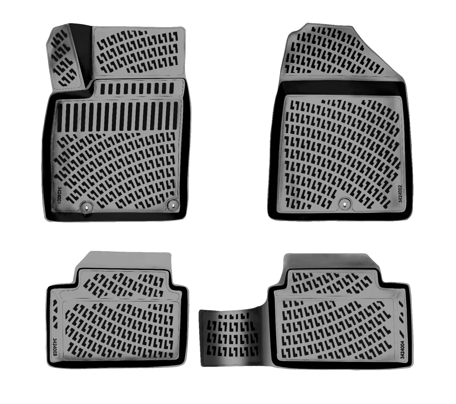 Car Floor Mats Liners For Hyundai Elantra GT 2017-2024 All Season 3d Auto Rugs