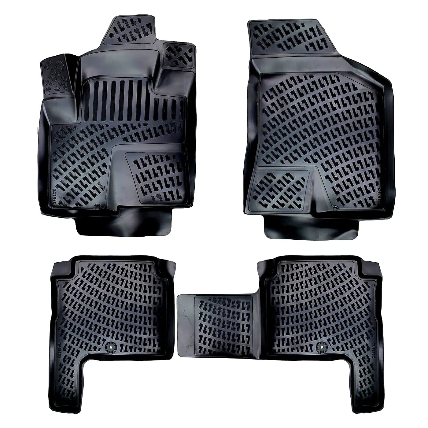 Car Floor Mats Liners For Hyundai Santa Fe 2006-2012 All Season 3D Auto Rugs New
