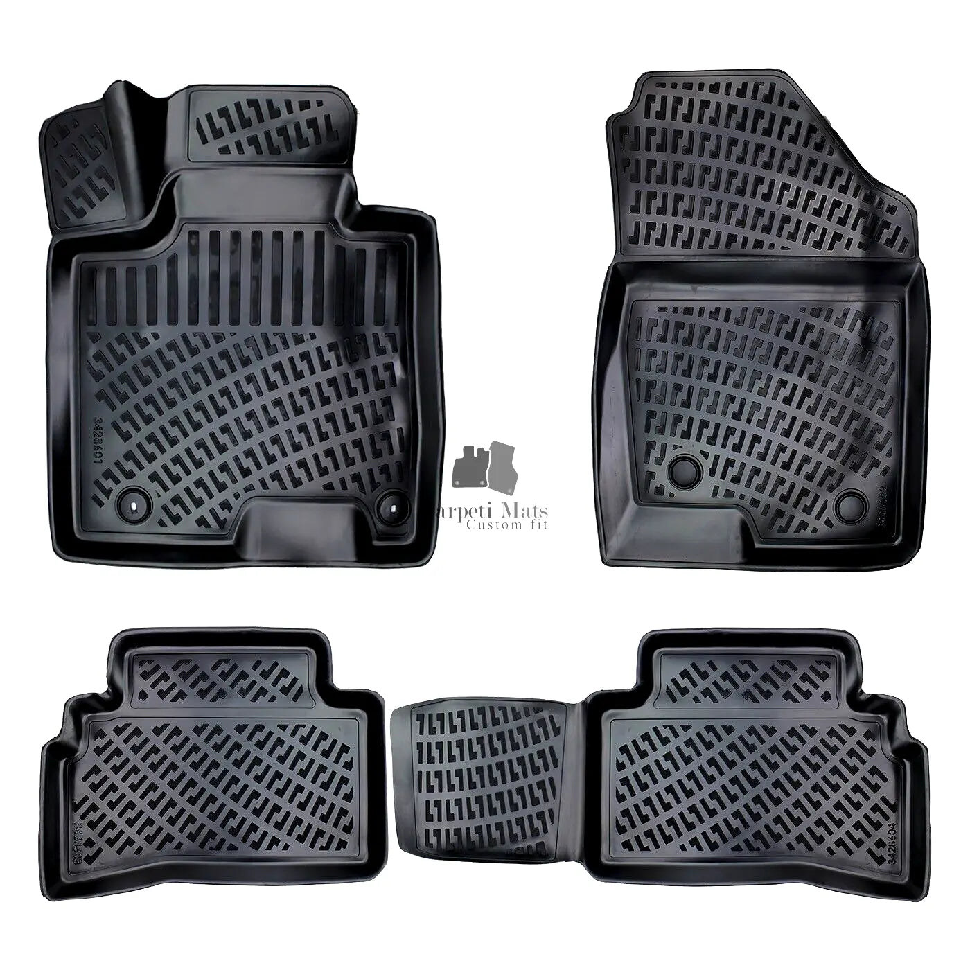 Car Floor Mats Liners For Hyundai Tucson 2022-2025 All Season Heavy Duty 3D Rugs