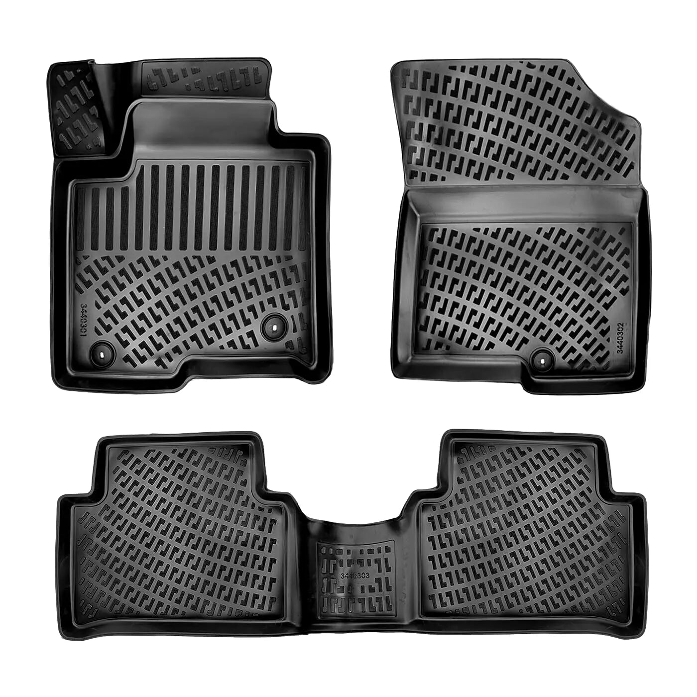Car Floor Mats Liners For Kia Sorento 2021-2025 All Season Heavy Duty Auto Rugs