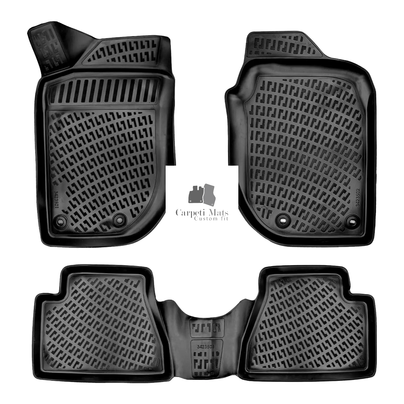 Car Floor Mats Liners For Land Rover Freelander 1997-2006 All Weather Auto Rugs