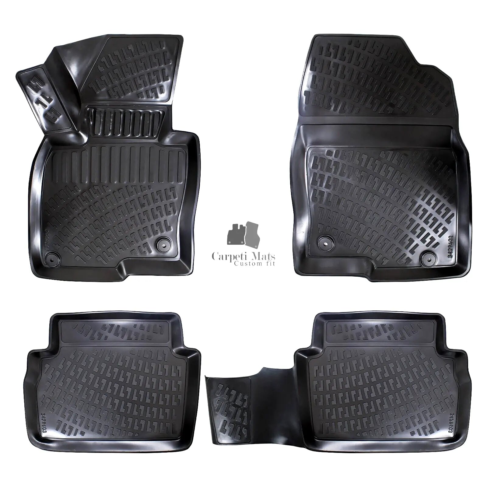 Car Floor Mats Liners For Mazda CX5 2017-2025 All Season Heavy Duty 3D Auto Rugs
