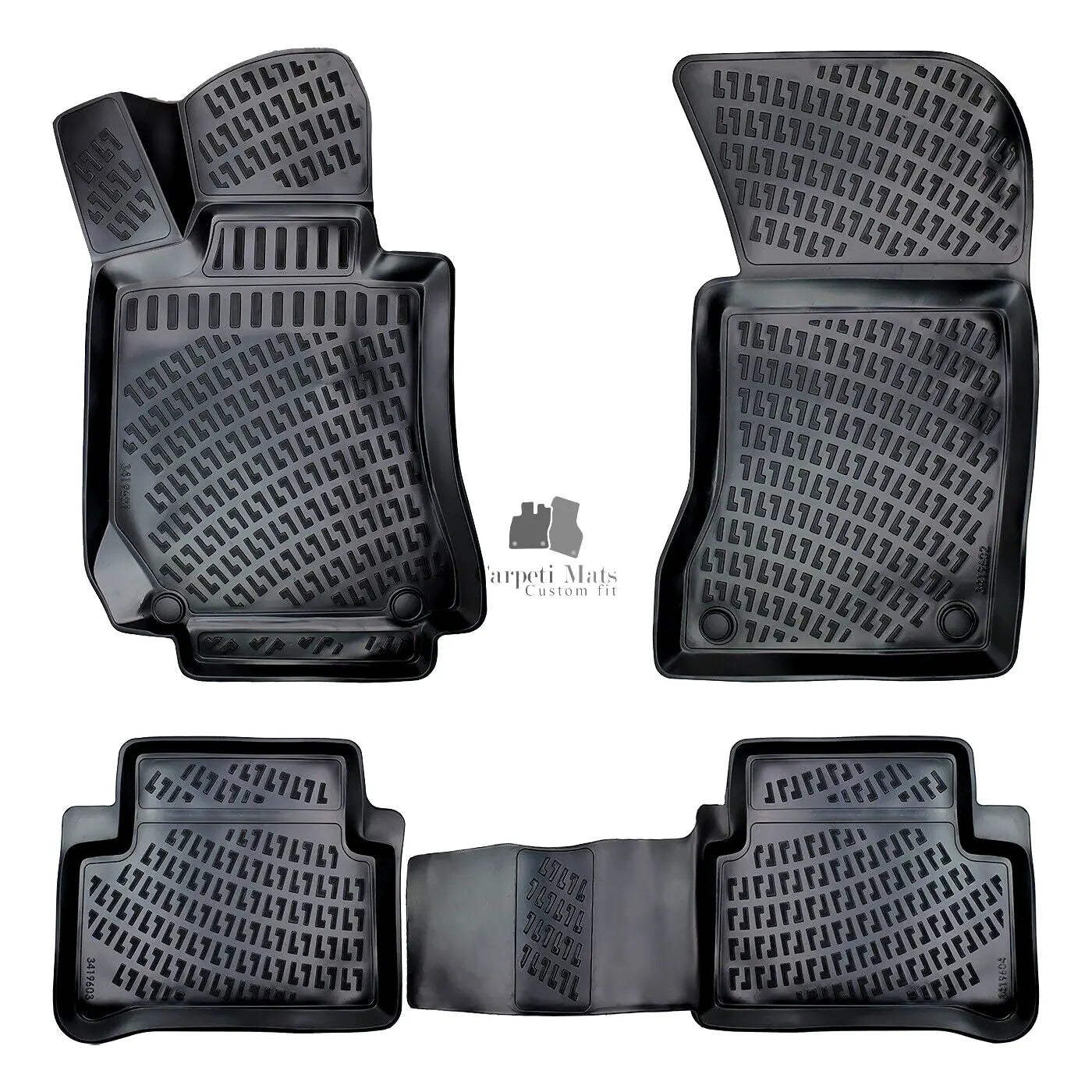 Car Floor Mats Liners For Mercedes E Class 2003-2009 All Season Heavy Duty Rugs
