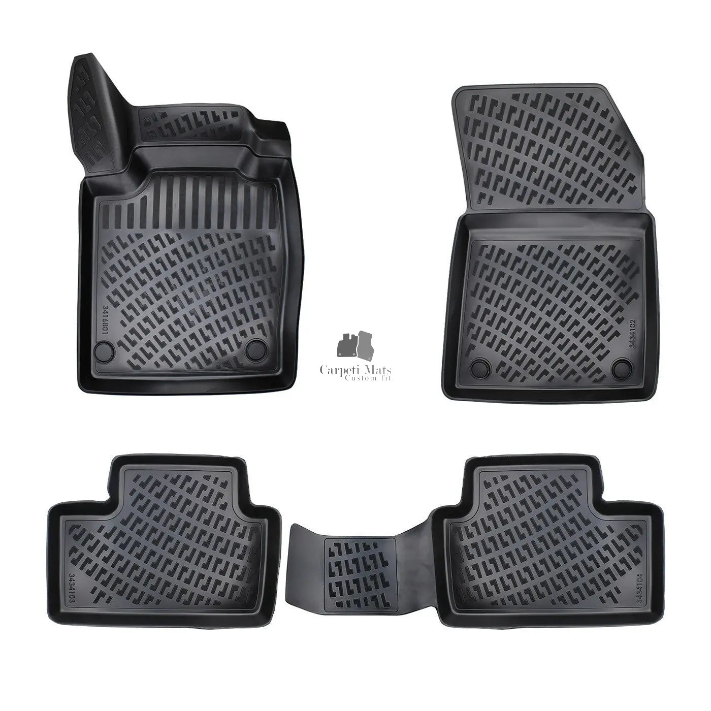 Car Floor Mats Liners For Nissan Juke 2020-2025 All Season Heavy Duty Auto Rugs
