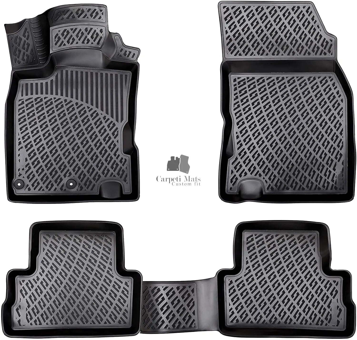 Car Floor Mats Liners For Nissan Qashqai 2013-2021 All Season Heavy Duty 3D Rugs