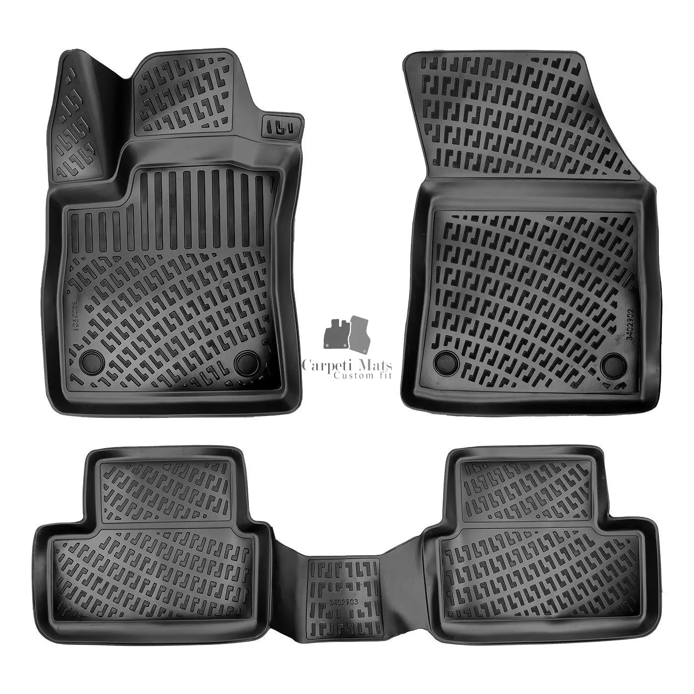 Car Floor Mats Liners For Renault Megane 4 2016-2023 All Season Heavy Duty Rugs