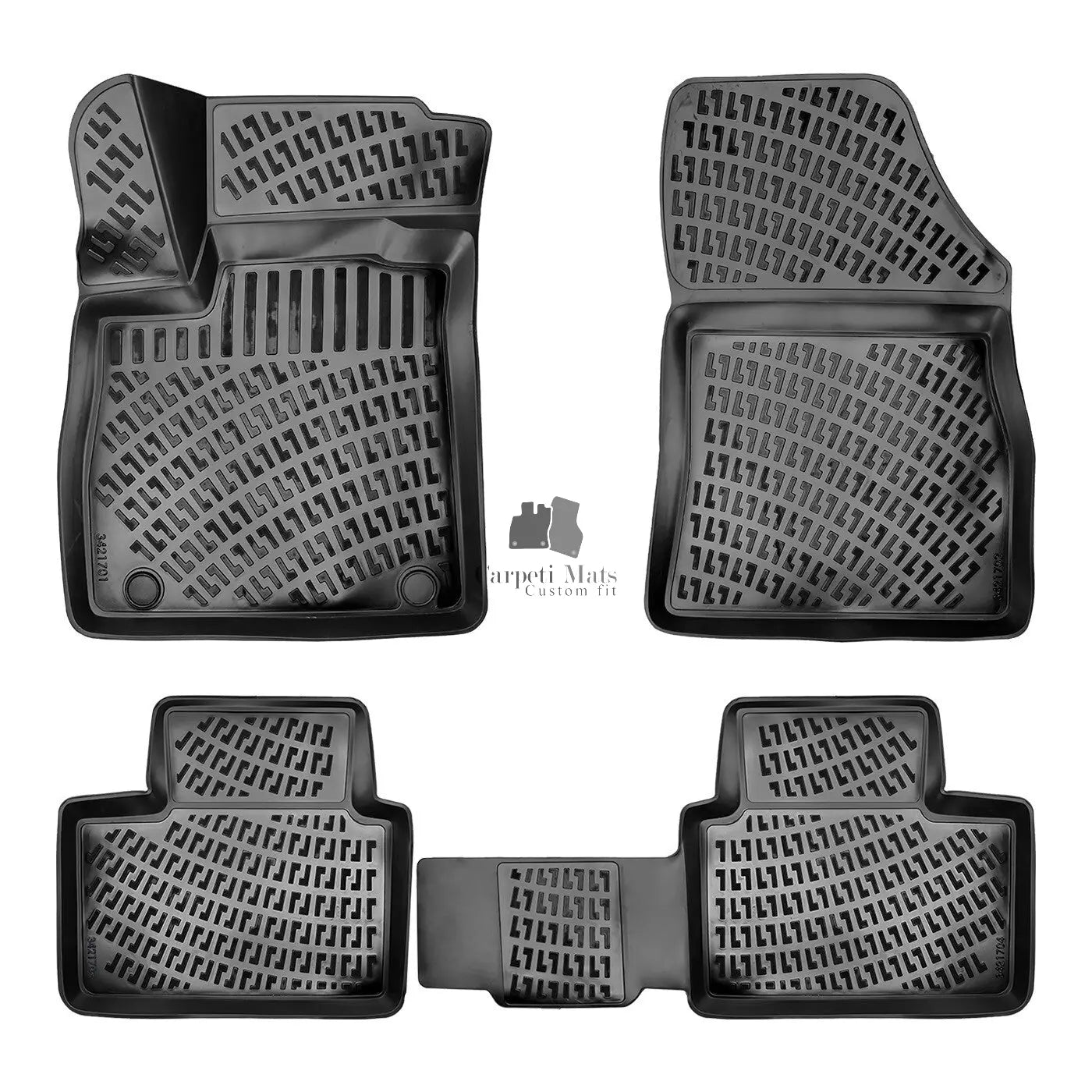 Car Floor Mats Liners For Renault Talisman 2015-2024 All Season Heavy Duty Rugs