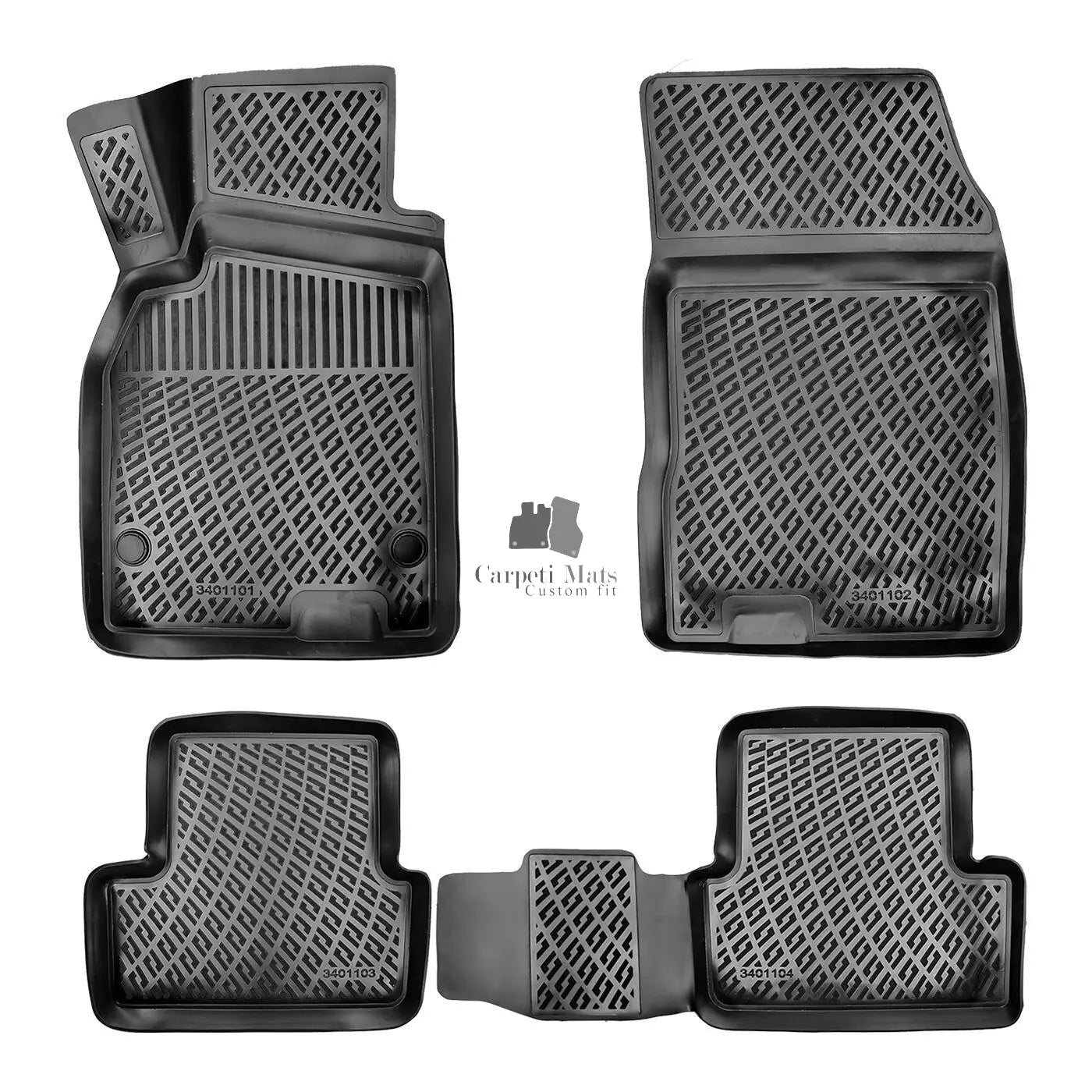 Car Floor Mats Liners For SW Renault Megane 2010-2016 All Season Heavy Duty Rugs