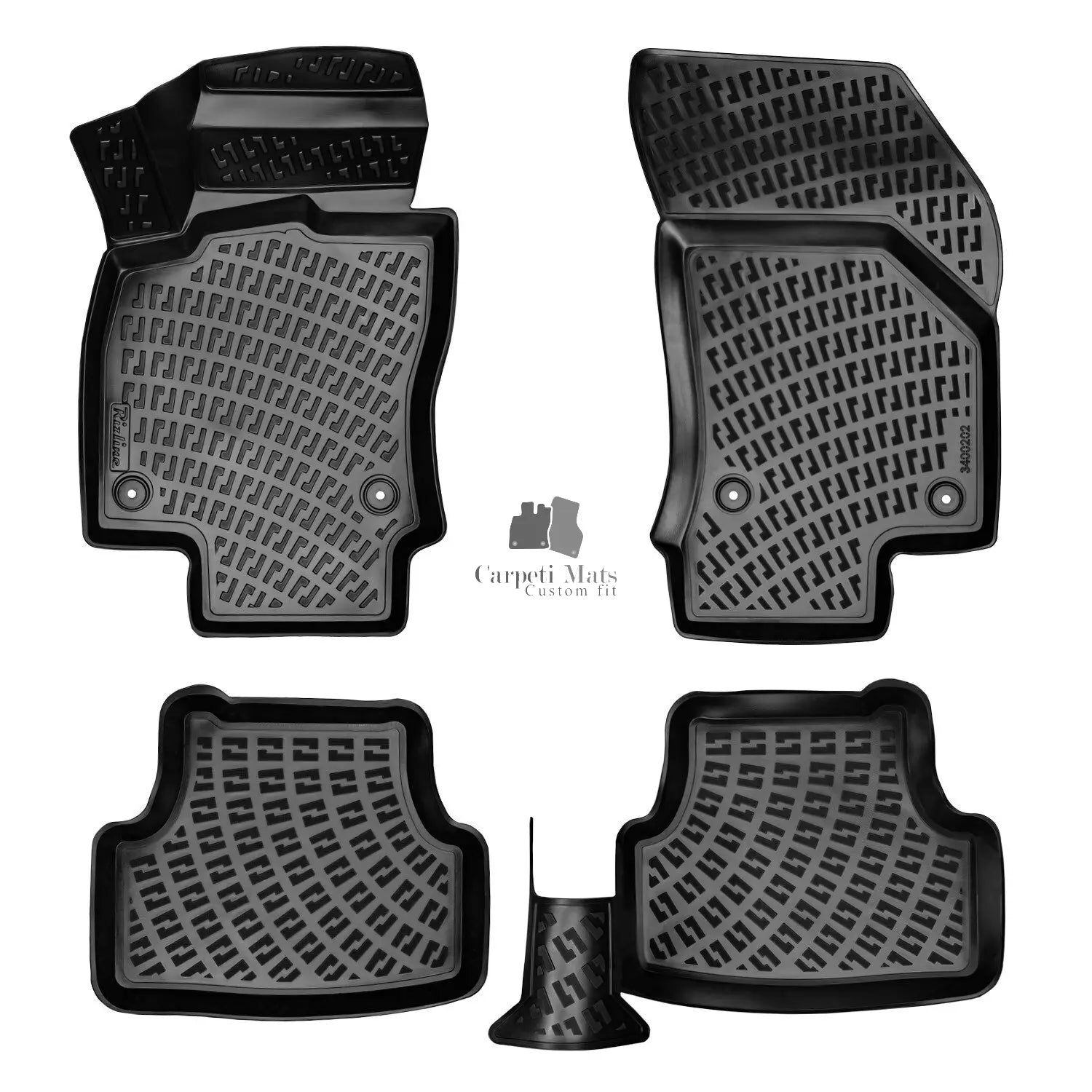 Car Floor Mats Liners For Seat Arona 2017-2024 All Season Heavy Duty Auto Rugs