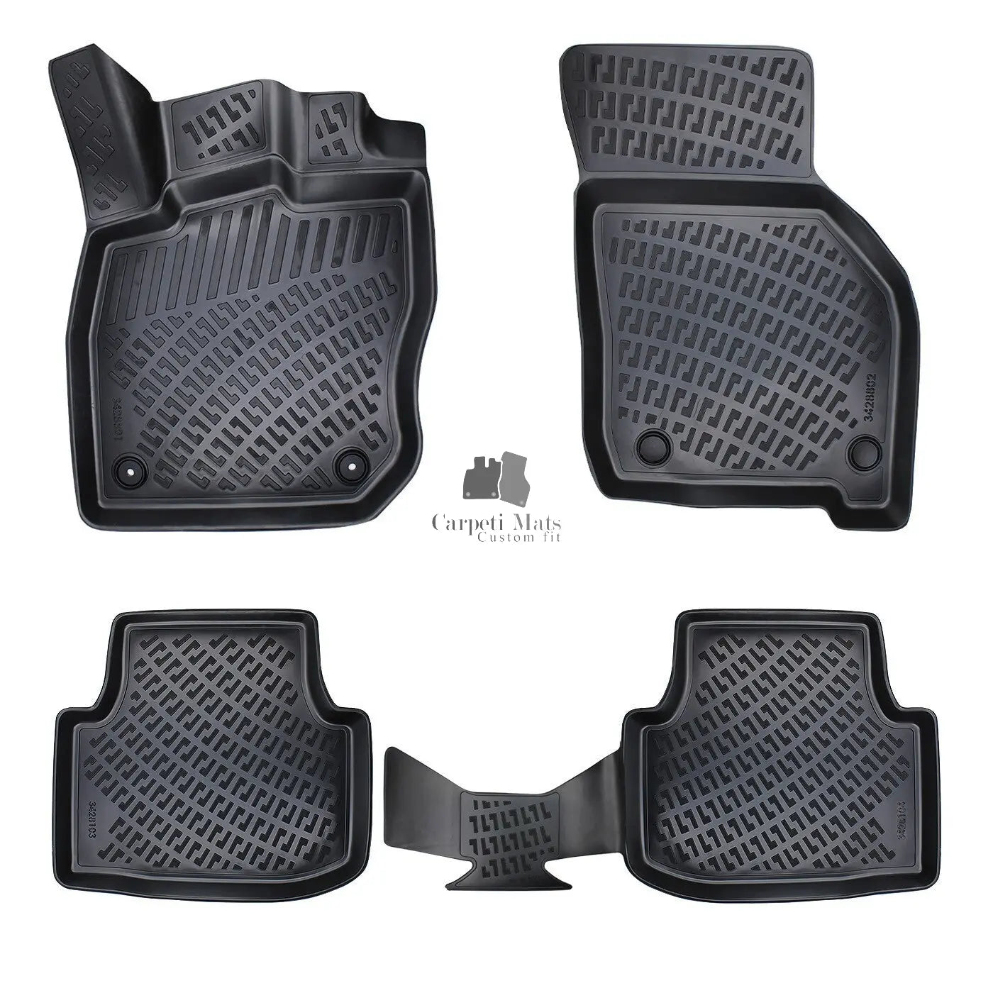 Car Floor Mats Liners For Seat Leon 2020-2025 AT All Season Heavy Duty Auto Rugs
