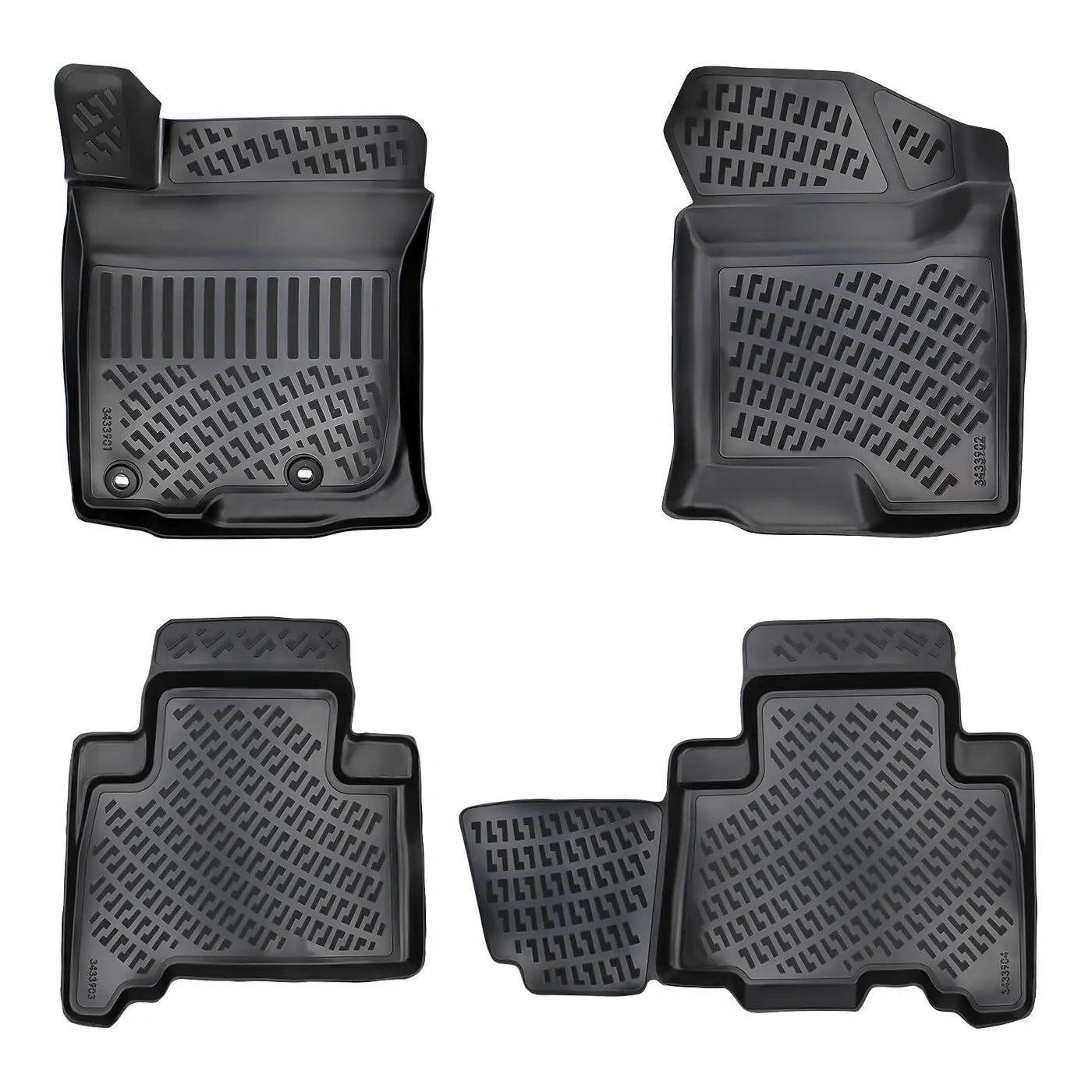 Car Floor Mats Liners For Toyota Land Cruiser Prado 2009-2013 All Season 3d Rugs
