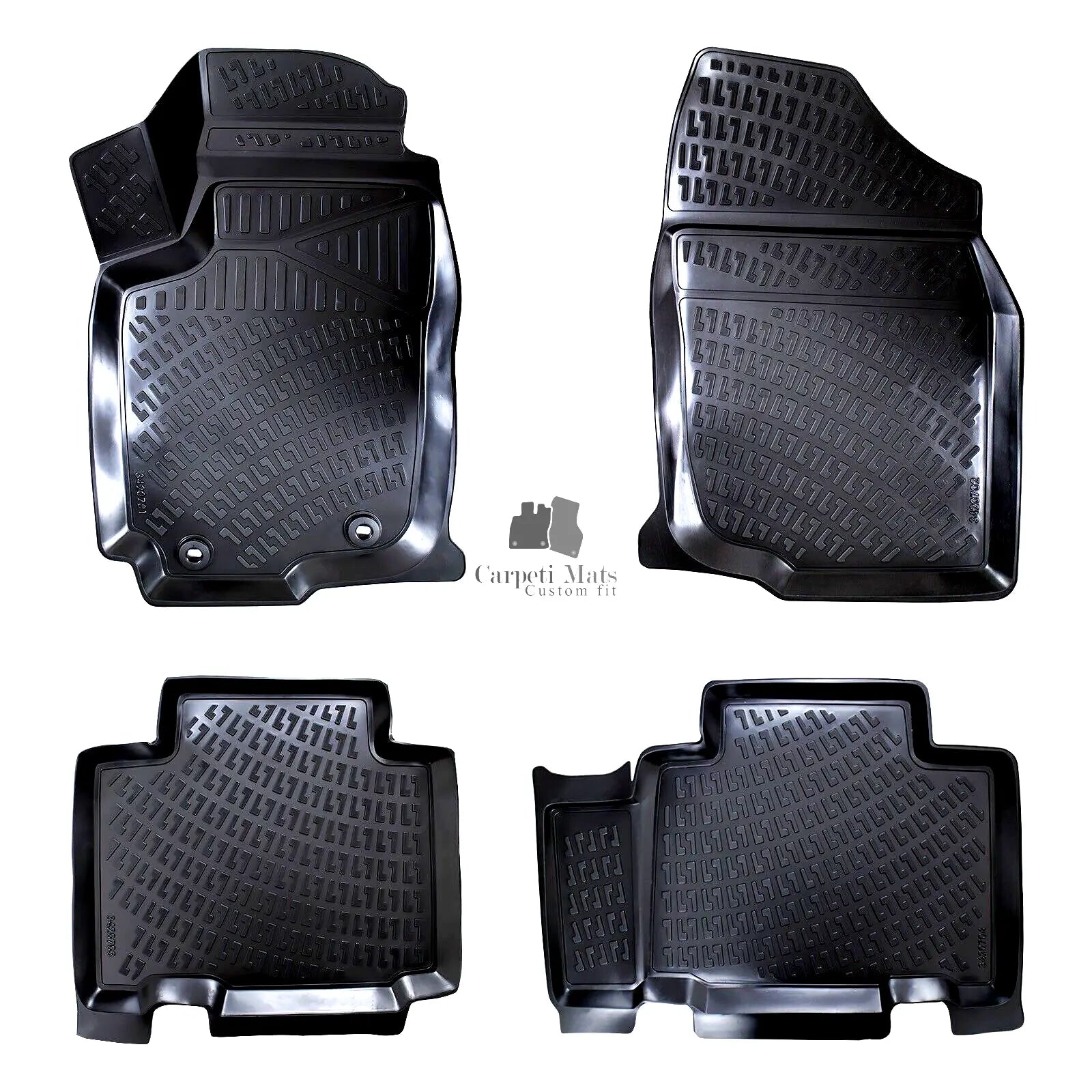 Car Floor Mats Liners For Toyota Rav 4 2016-2018 All Season Heavy Duty Auto Rugs