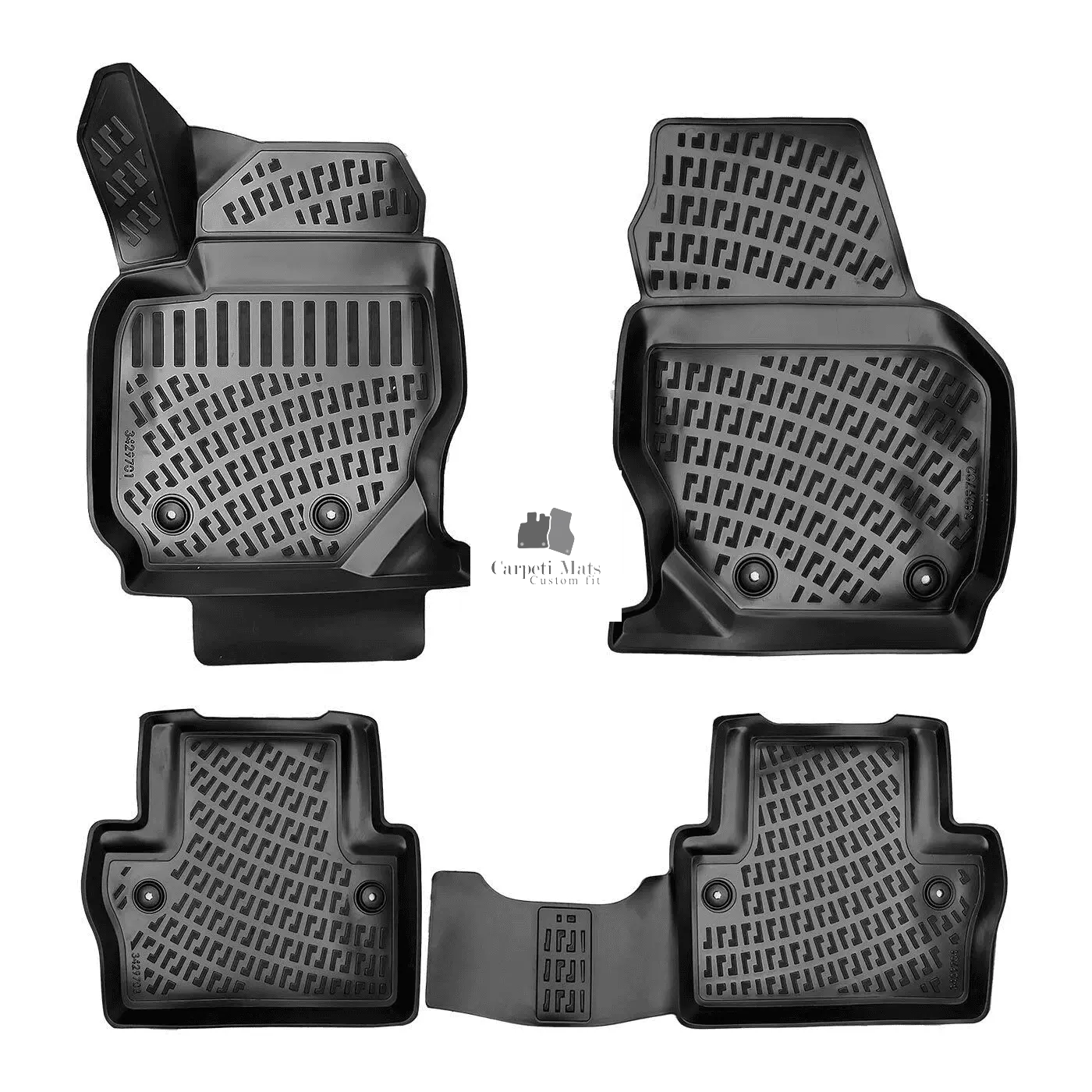 Car Floor Mats Liners For Volvo V70 2007-2016 All Season Heavy Duty 3D Auto Rugs