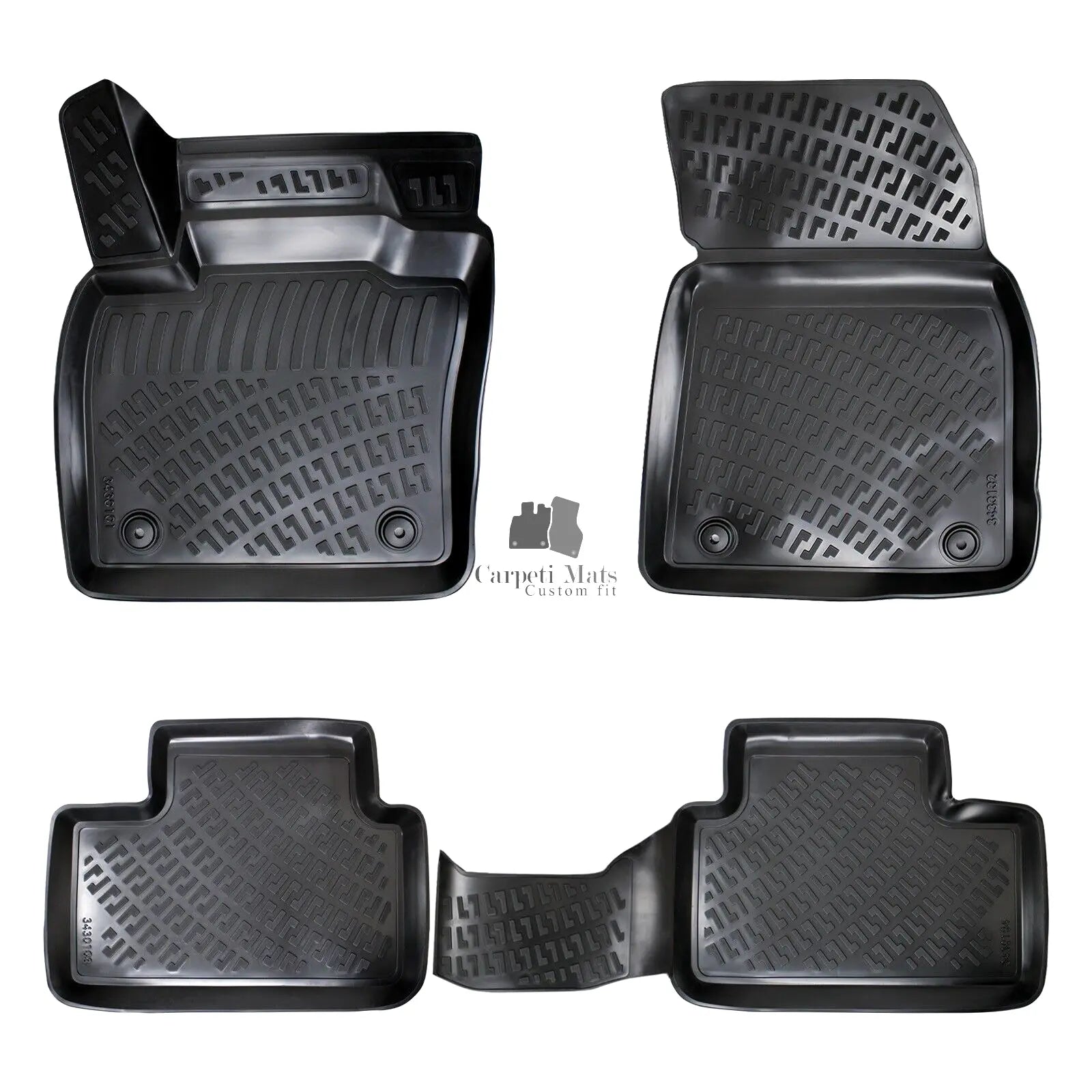 Car Floor Mats Liners For Volvo XC40 2018-2025 All Season Heavy Duty Auto Rugs