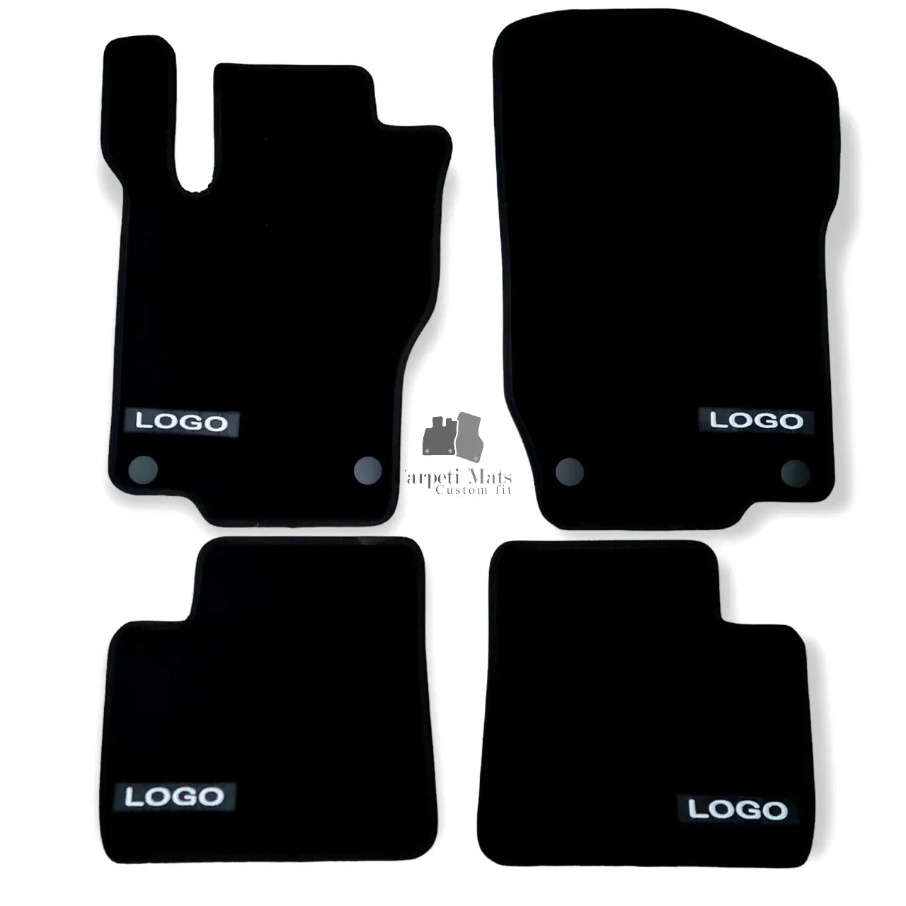 Car Floor Mats Velour For AMG Mercedes GL Auto Liners Waterproof Black Carpet