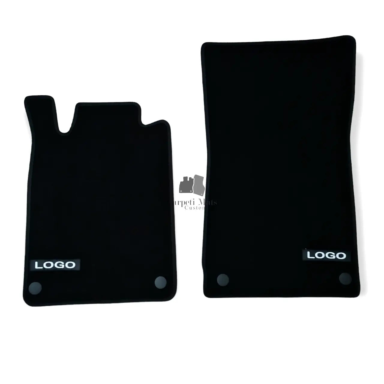 Car Floor Mats Velour For AMG Mercedes SLK R170 Waterproof Black Auto Liners New