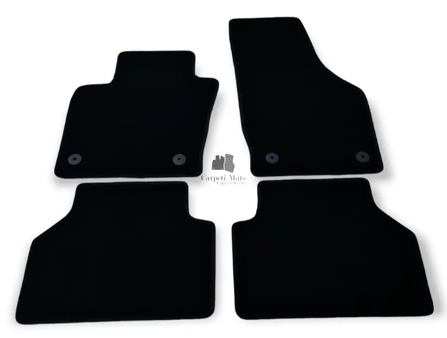Car Floor Mats Velour For Audi Q3 SQ3 8U Waterproof Black Carpet Auto Liners New