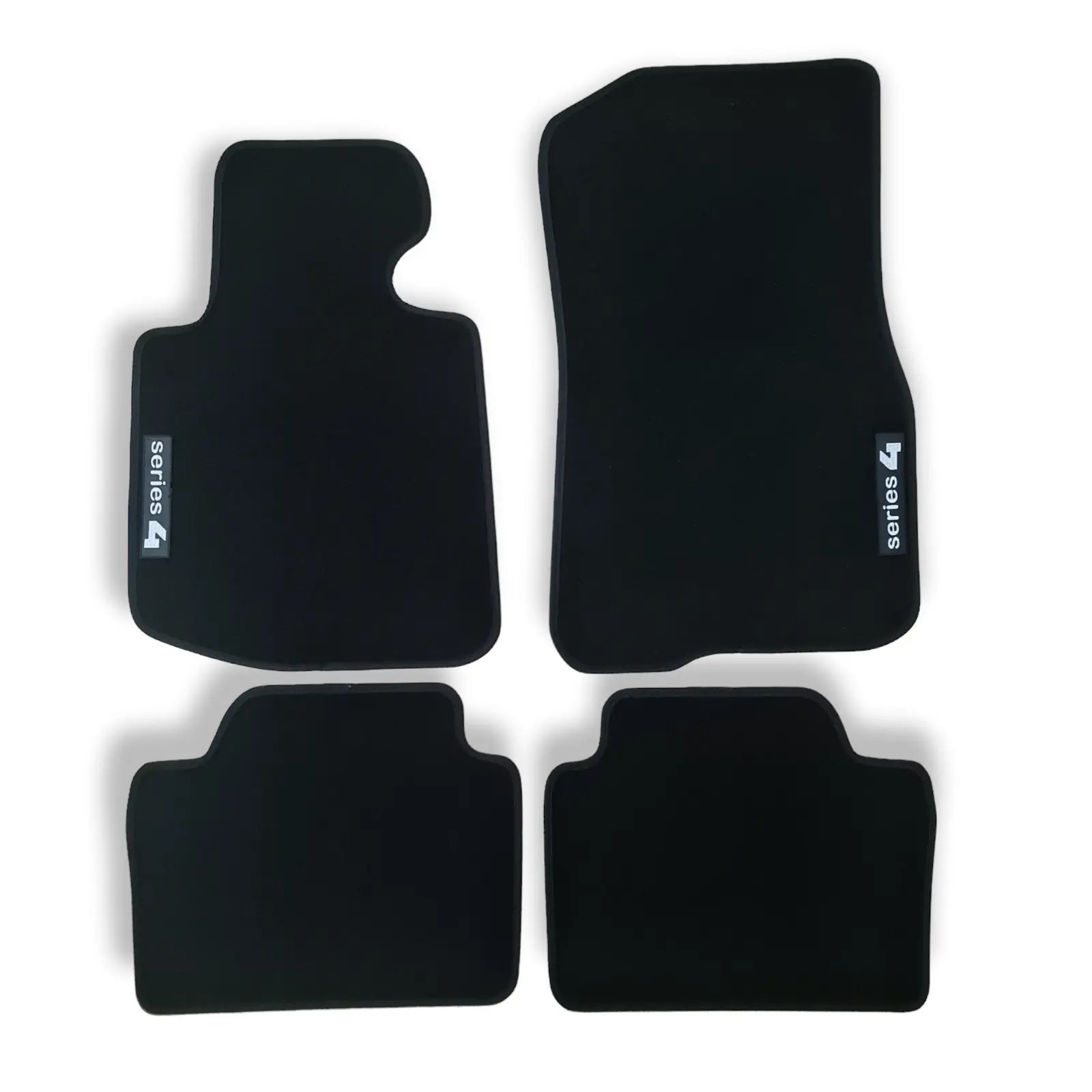 Car Floor Mats Velour For BMW 4 M4 F36 Waterproof Black Carpet Auto Liners New