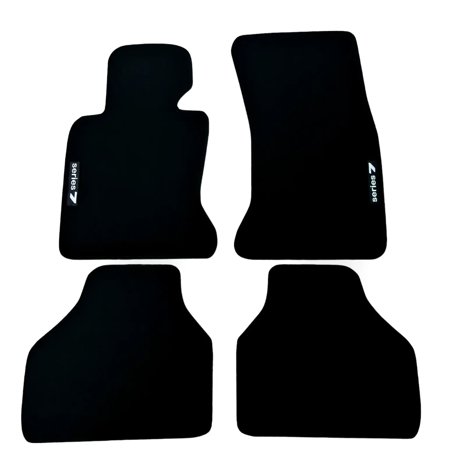 Car Floor Mats Velour For BMW 7 M7 E65 Waterproof Black Carpet Auto Liners New