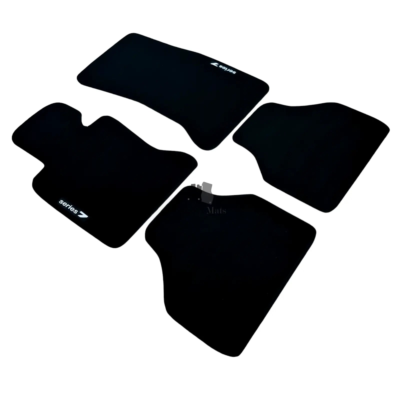 Car Floor Mats Velour For BMW 7 M7 E65 Waterproof Black Carpet Auto Liners New