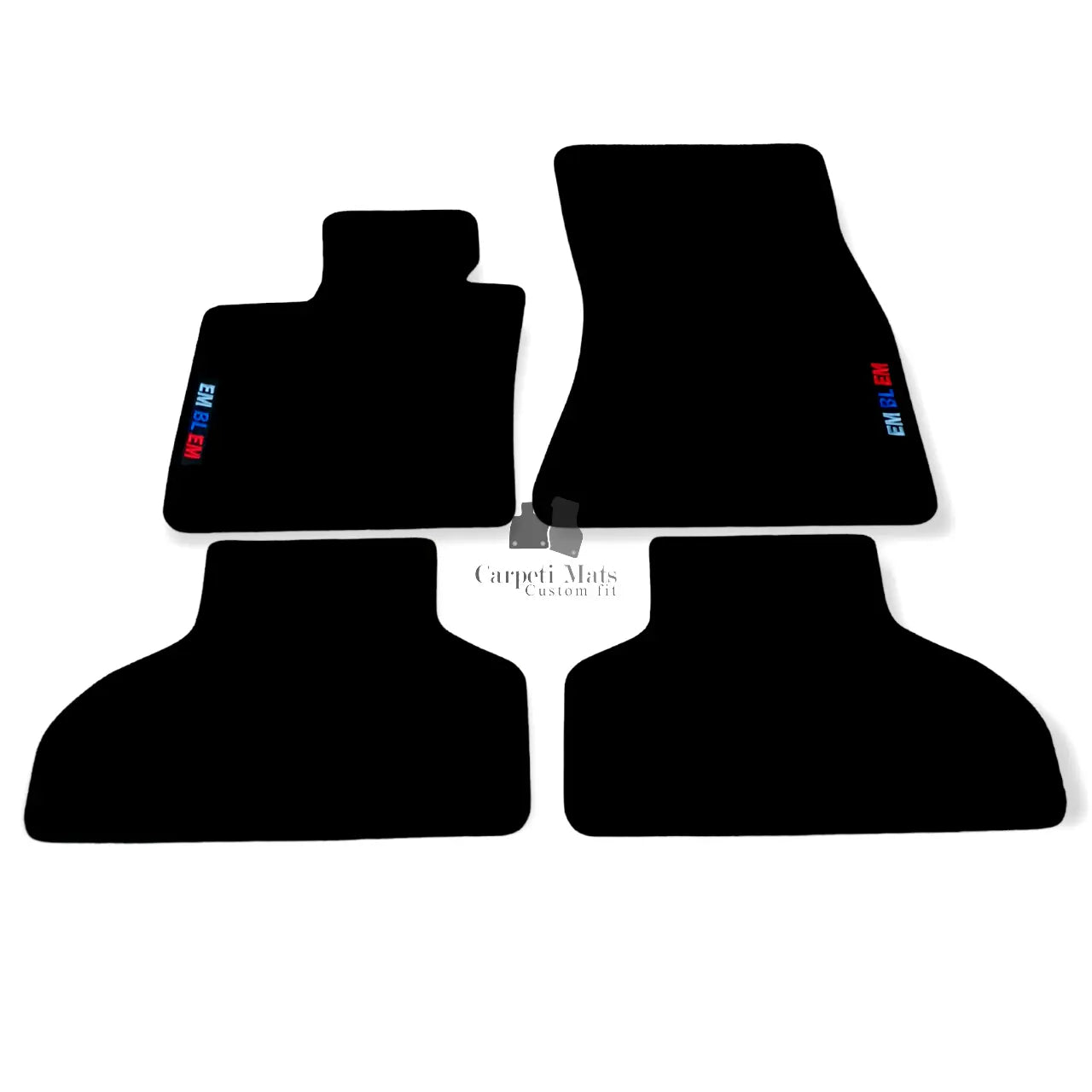 Car Floor Mats Velour For BMW M X5 F15 Waterproof Black Carpet Auto Liners New
