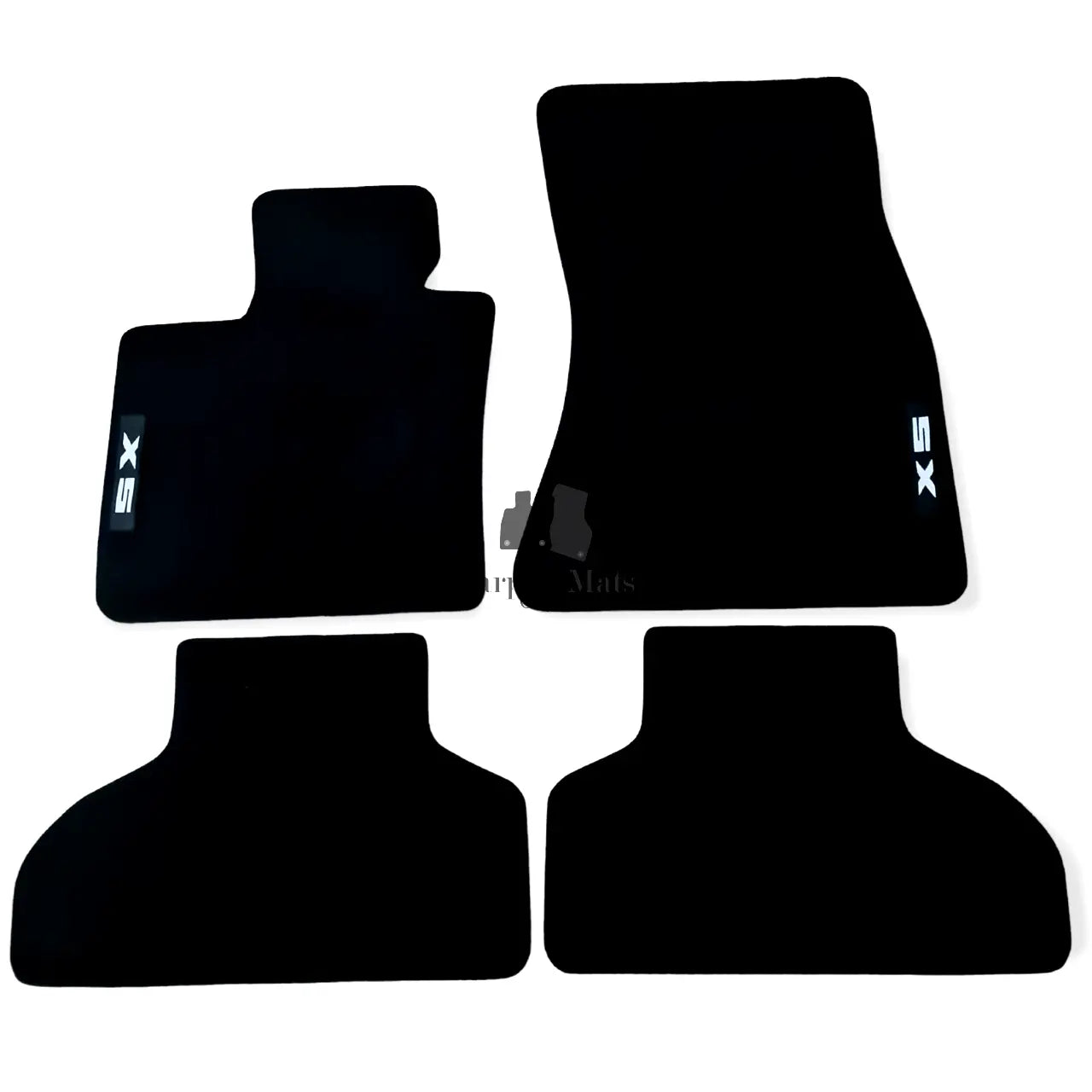 Car Floor Mats Velour For BMW X5 F15 MX5 Waterproof Black Carpet Auto Liners New