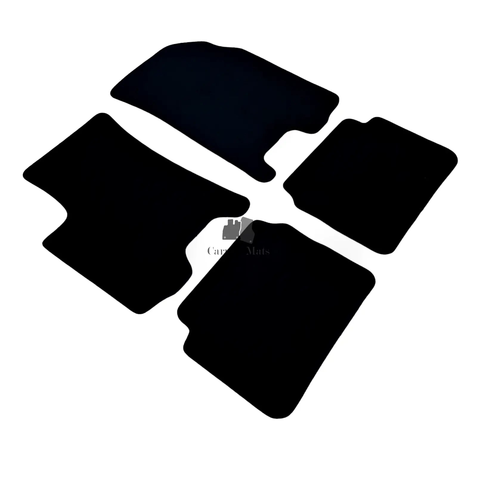 Car Floor Mats Velour For Chevrolet Kalos Waterproof Black Carpet Auto Liners