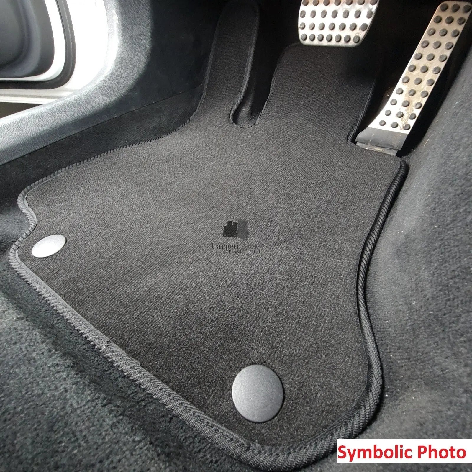 Car Floor Mats Velour For Chevrolet Kalos Waterproof Black Carpet Auto Liners