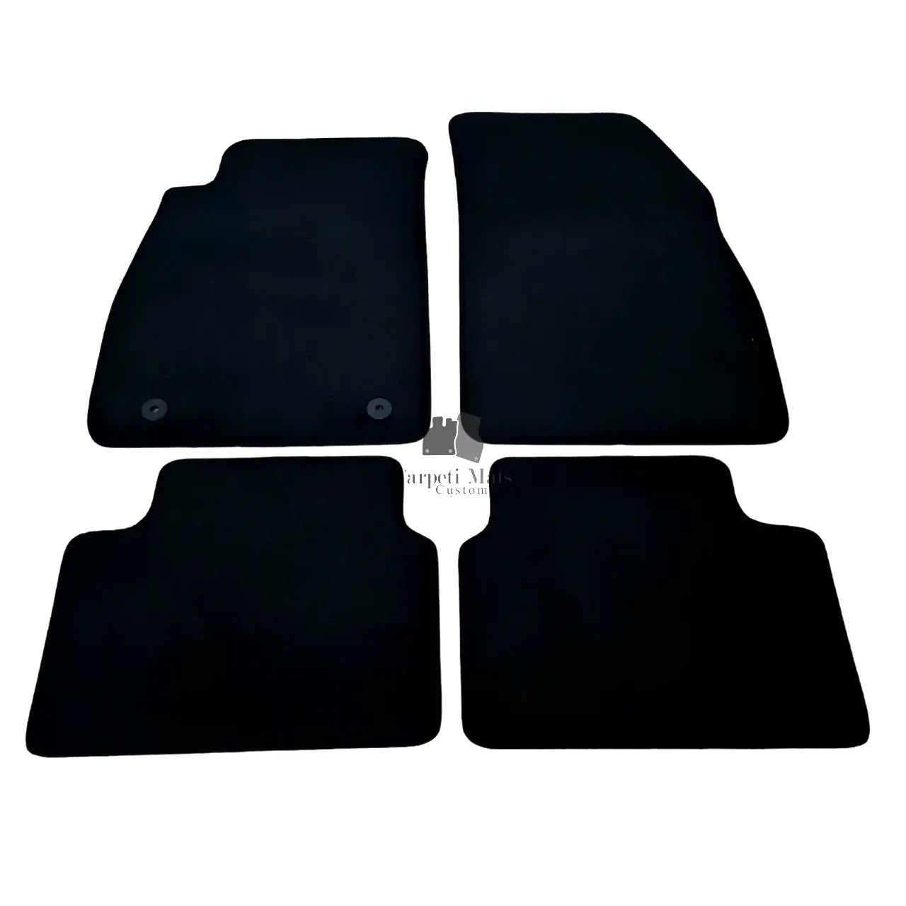 Car Floor Mats Velour For Chevrolet Malibu Waterproof Black Carpet Auto Liners