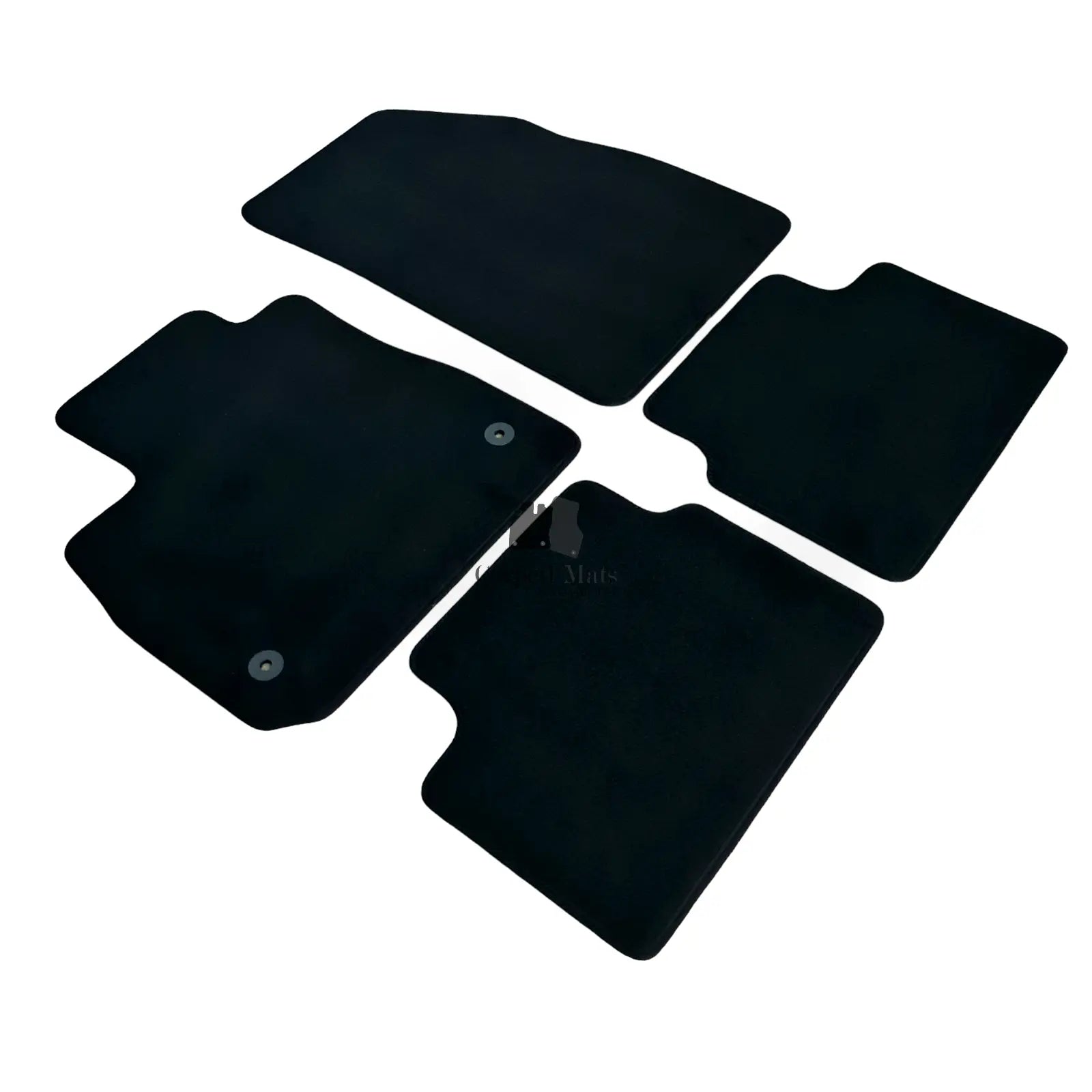 Car Floor Mats Velour For Chevrolet Malibu Waterproof Black Carpet Auto Liners