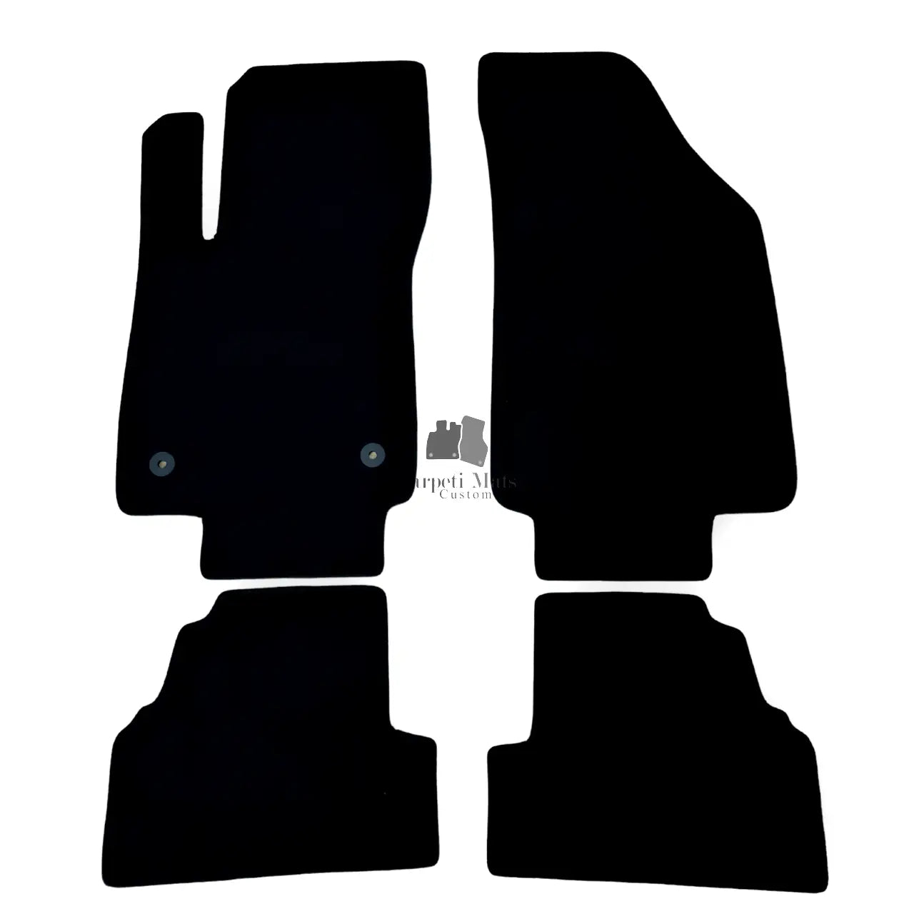 Car Floor Mats Velour For Chevrolet Trax Waterproof Black Carpet Auto Liners New