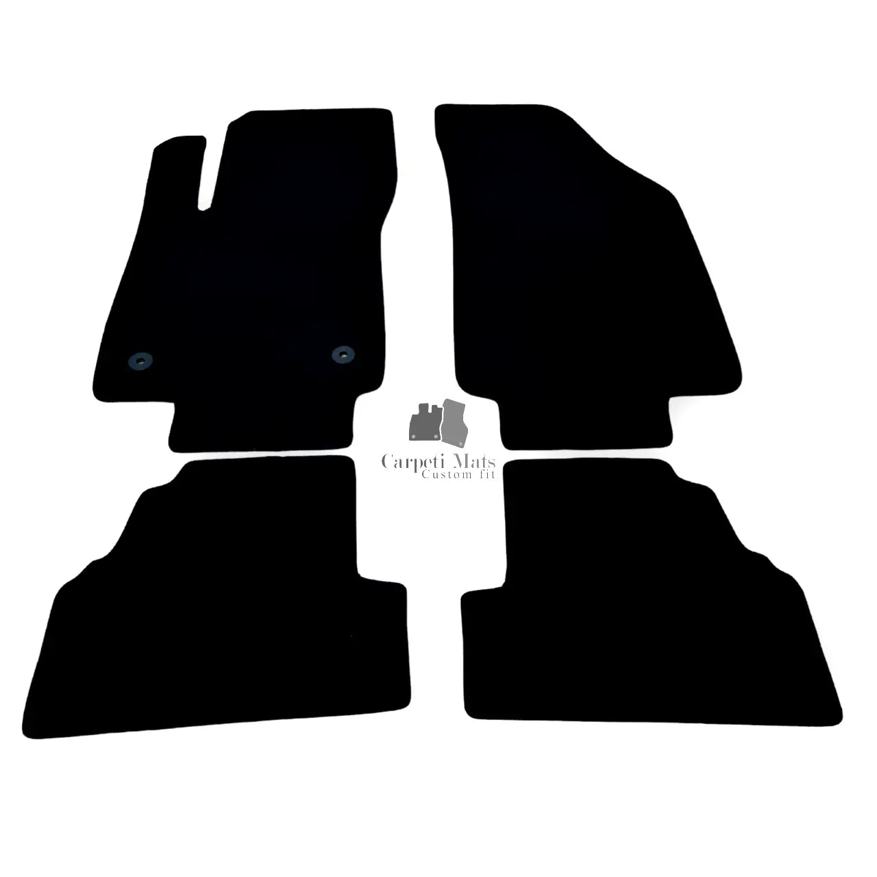 Car Floor Mats Velour For Chevrolet Trax Waterproof Black Carpet Auto Liners New