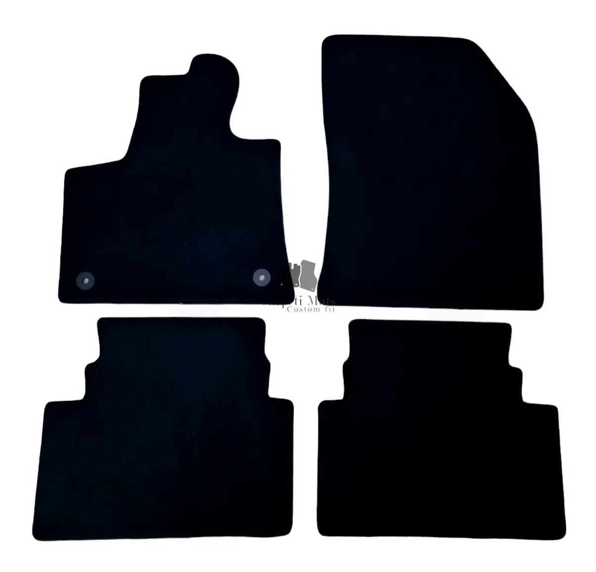 Car Floor Mats Velour For Citroen C5 AirCross Waterproof Black Carpet Liners New