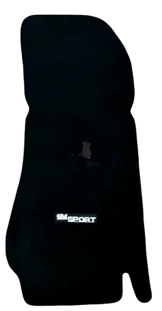 Car Floor Mats Velour For Fiat 124 Sport Waterproof Black Carpet Rugs Liners New