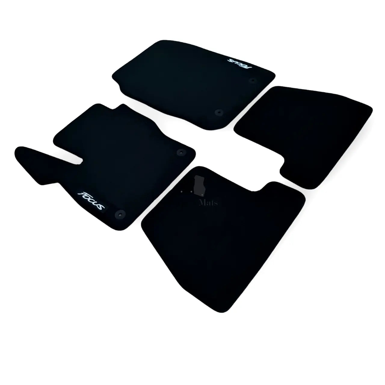 Car Floor Mats Velour For Ford Focus Waterproof Black Carpet Rugs Auto Liners
