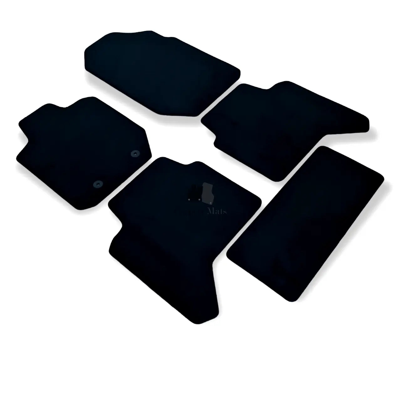 Car Floor Mats Velour For Ford Ranger Waterproof Black Carpet Rugs Auto Liners