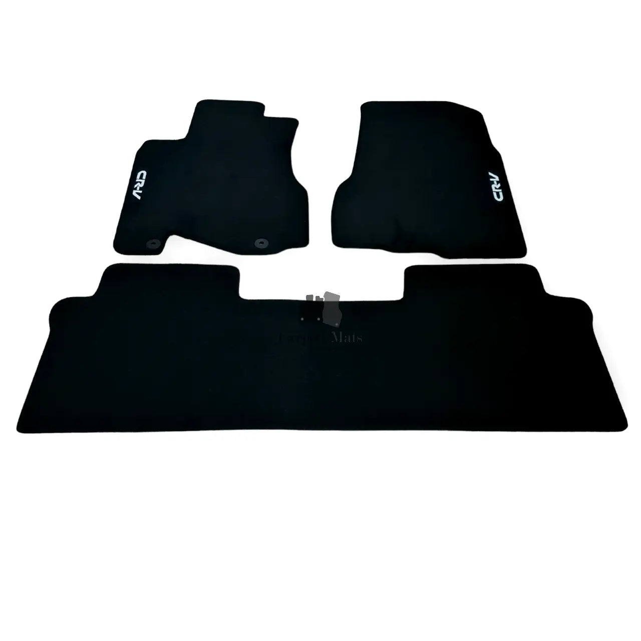Car Floor Mats Velour For Honda CRV Waterproof Black Carpet Rugs Auto Liners New