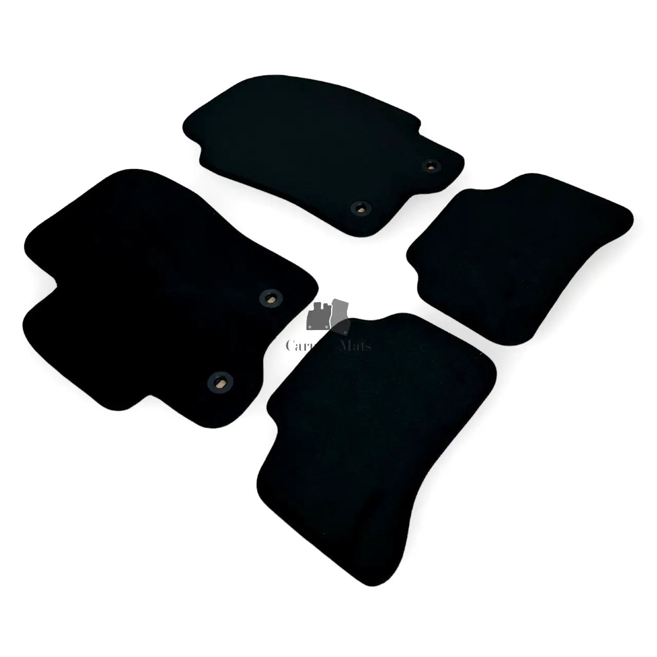 Car Floor Mats Velour For Jaguar X-Type Waterproof Black Carpet Rugs Auto Liners