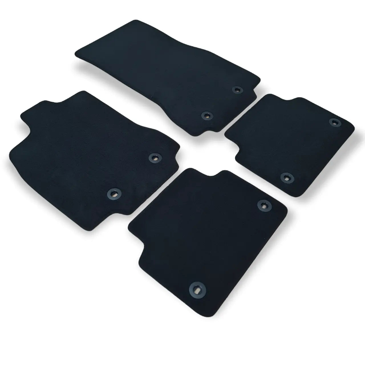 Car Floor Mats Velour For Jaguar XF Waterproof Black Carpet Rugs Auto Liners New
