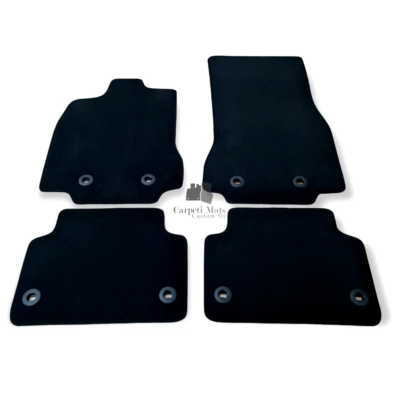 Car Floor Mats Velour For Jaguar XF Waterproof Black Carpet Rugs Auto Liners New